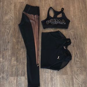 Kylie Jenner Puma 3 piece activewear set S